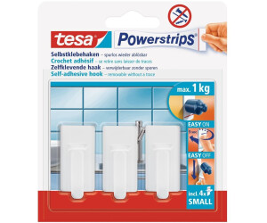 tesa Powerstrips Small Classic weiß 3 Haken / 4 Strips ab 3,99 €