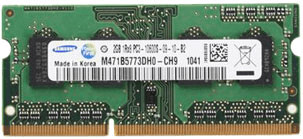 Samsung 2Go SO-DIMM DDR3 PC3-10600 CL9 (M471B5773DH0-CH9)