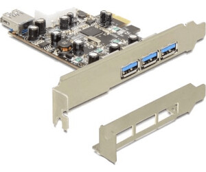 DeLock Carte PCI Express > 3 x externe + 1 x interne USB au meilleur prix  sur