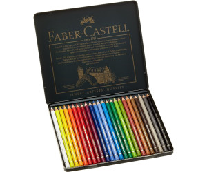 Soldes Faber-Castell Crayons polychromos - Boîte de 24 2024 au meilleur  prix sur