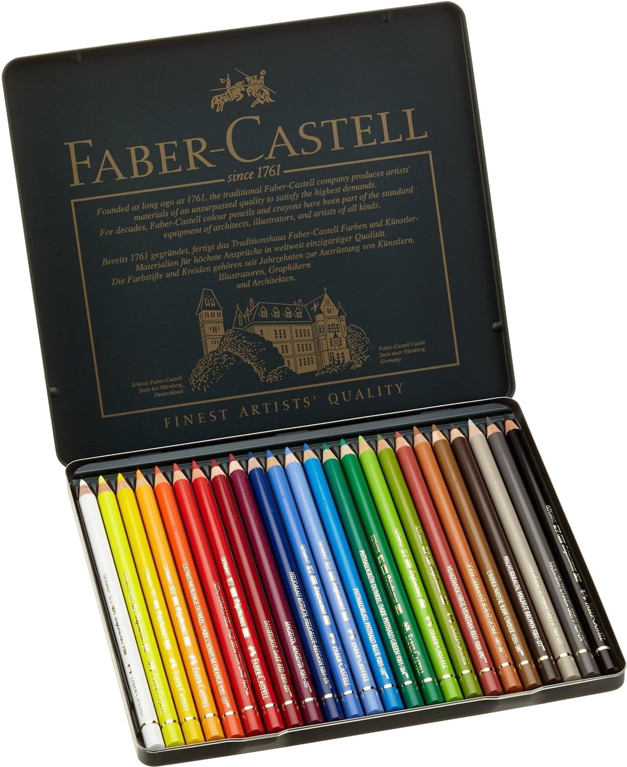 Soldes Faber-Castell Crayons polychromos - Boîte de 24 2024 au