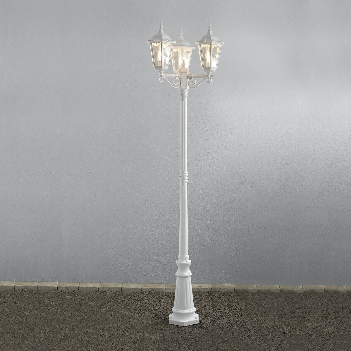 Konstsmide Lampadaire extérieur noir Firenze 7217