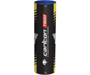 Carlton T-800 Volano Badminton Sintetico – Velocità Media (Confezione Da 6)