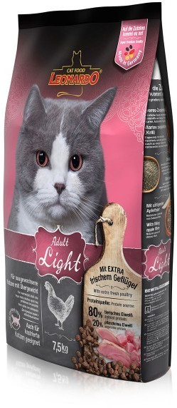 LEONARDO Cat Food Adult Light 7,5kg