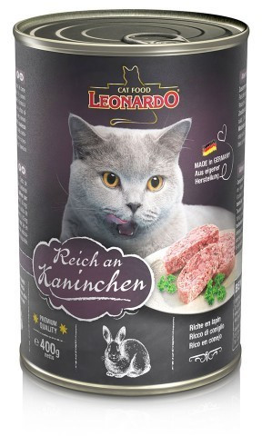 LEONARDO Cat Food All-Meat rabbit (400 g)