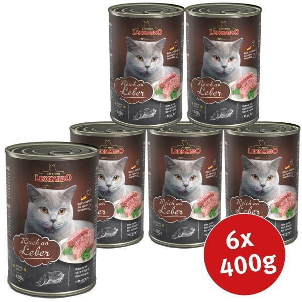 LEONARDO Cat Food Pâtée pour chat Rich in liver LEONARDO Cat Food Pâtée pour chat Rich in liver