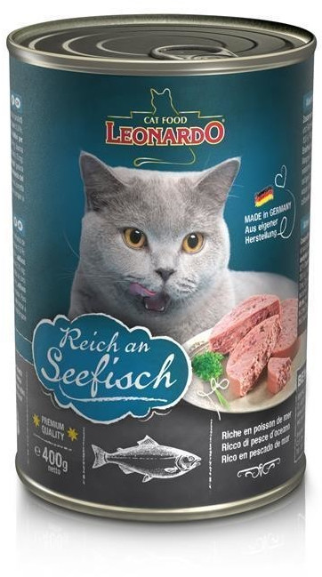 LEONARDO Cat Food All-Meat sea fish (400 g)