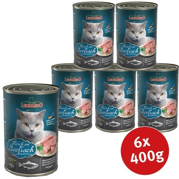 LEONARDO Cat Food Pâtée pour chat All-Meat sea fish LEONARDO Cat Food Pâtée pour chat All-Meat sea fish