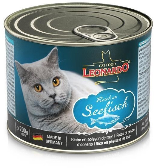 LEONARDO Cat Food All-Meat sea fish (200 g)