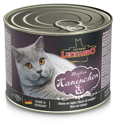 LEONARDO Cat Food All-Meat rabbit (200 g)