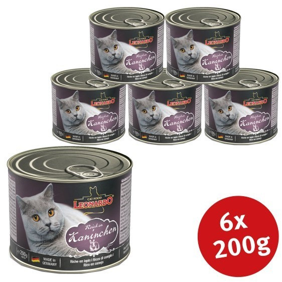 LEONARDO Cat Food Pâtée pour chat 200 g