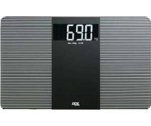 =150 kg Weiß Digitale Personenwaage ADE BE 1101 Cleo Wägebereich max. 