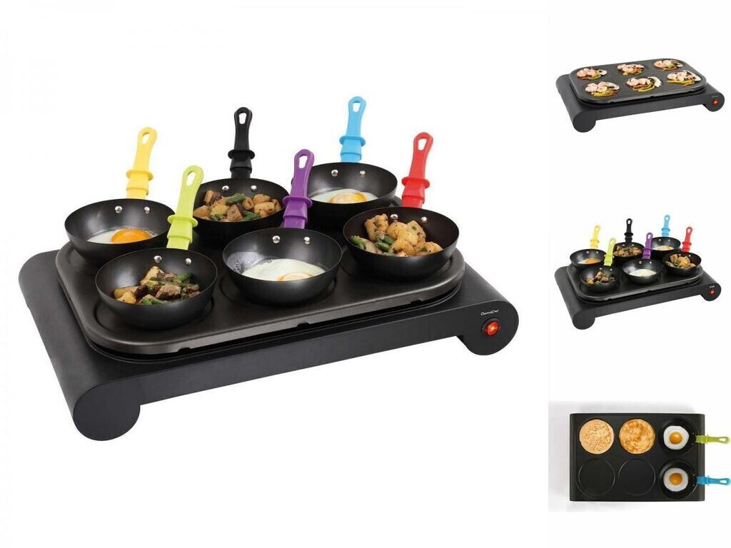 3 in 1 party-set : wok, crepes and grill DOM200