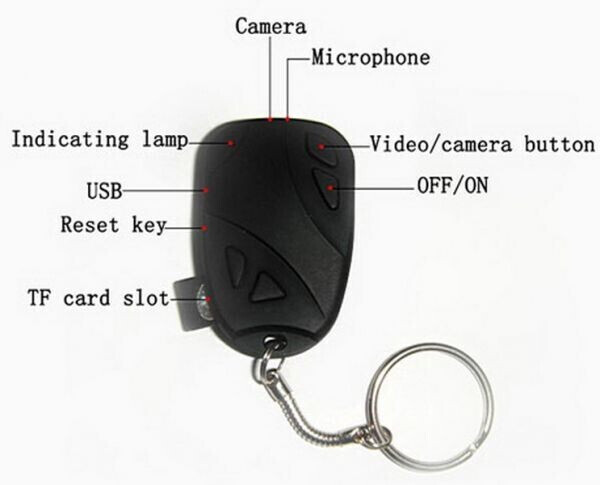 Technaxx Porte Clé Caméra Espion