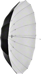 Walimex Parapluie réflecteur noir/blanc 150 cm