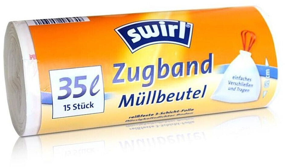 Swirl Zugband-Müllbeutel 35 L (15 Stk.) ab 2,44 €