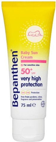 Bayer Bepanthen Baby Suntan Cream SPF 50+ (75ml)
