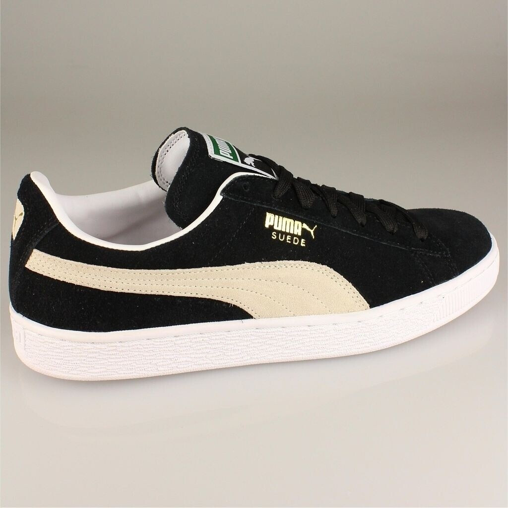 puma suede classic black and white