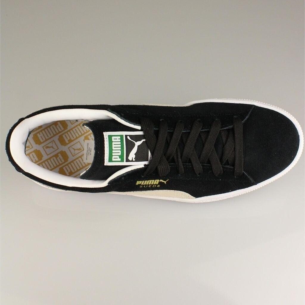 puma suede black size 8