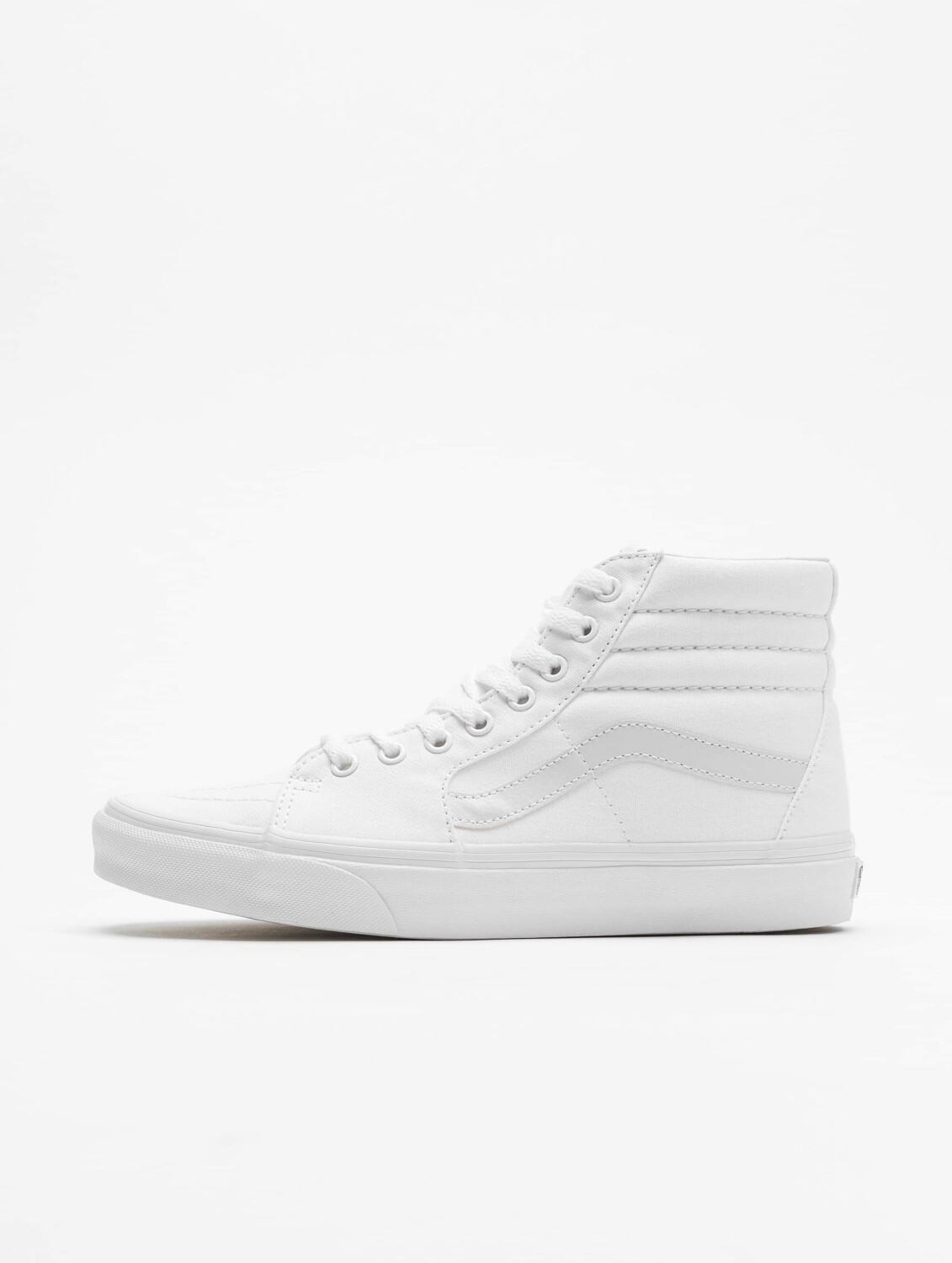 All white high vans on sale