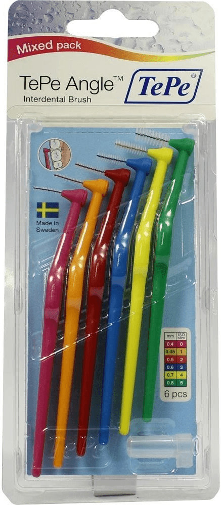 TePe Angle Interdental Brush Mixed (6 pcs.)