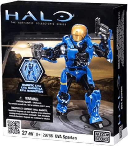 MEGA BLOKS Halo - EVA Spartan bleu (29766)