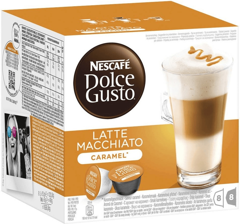 Nescafé Dolce Gusto Latte Macchiato caramel (x16)
