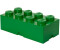 LEGO Large Storage Brick (8 Studs) - Green