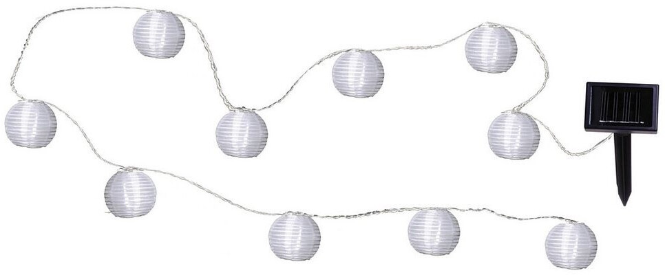 Best Season Guirlande lumineuse LED Ball blanc, 10 pièces