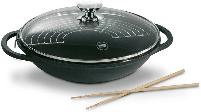 Berndes Vario Click Induction Wok couvercle en verre 32 cm