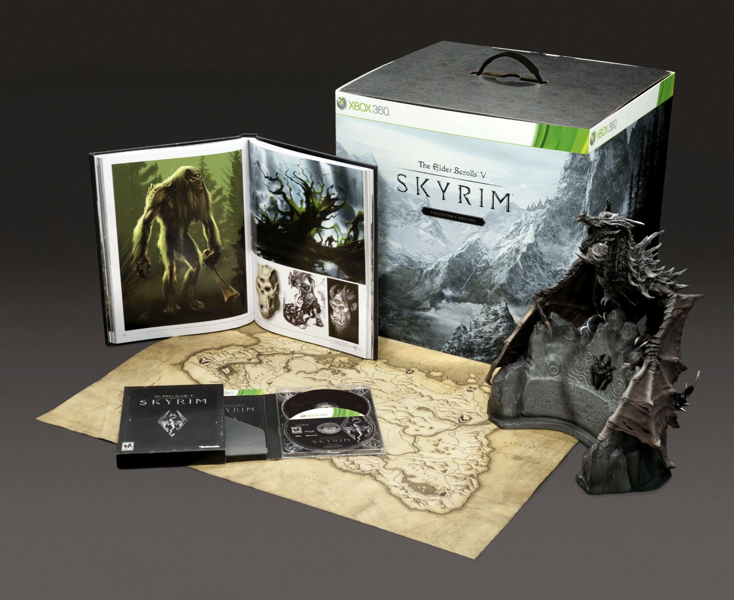 The Elder Scrolls V : Skyrim - édition collector (Xbox 360)