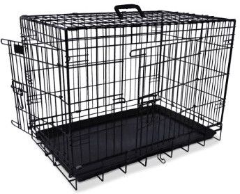 Nobby Cage de transport métallique noir (93 x 62 x 69 cm)