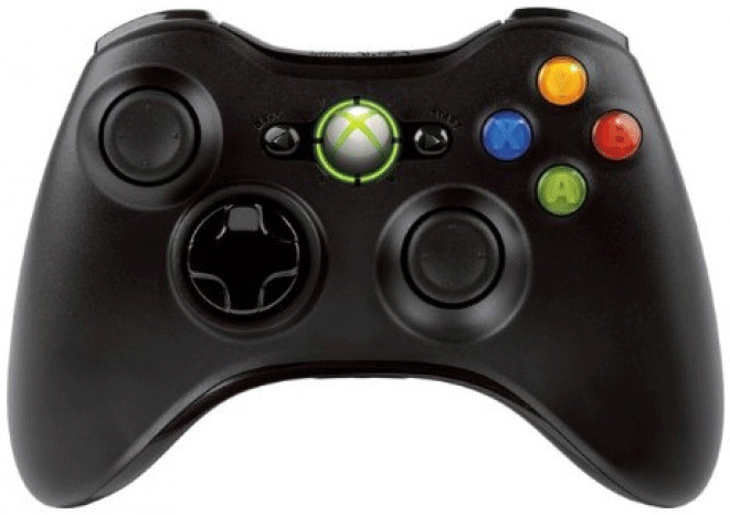 Microsoft Xbox 360 Wireless Controller (black)