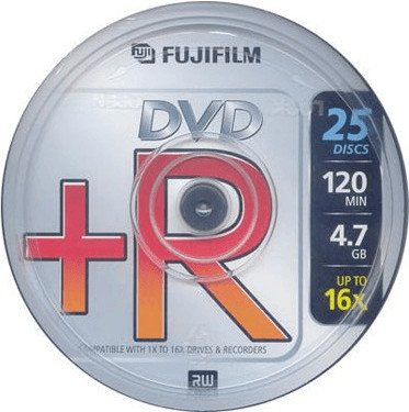 Fuji Magnetics DVD+R 4,7GB 120min 16x 25pk Spindle
