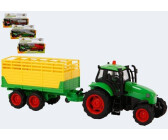 Idena Traktor mit Anhänger Schlepper Bauernhof Farm Spielzeug Auto 28 cm 