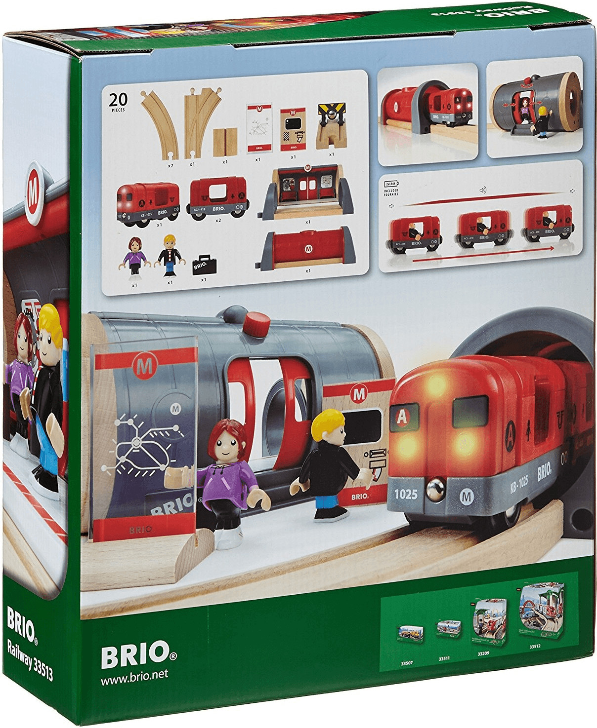 Buy Brio Metro Railway Set 33513 from 53.50 Today Best
