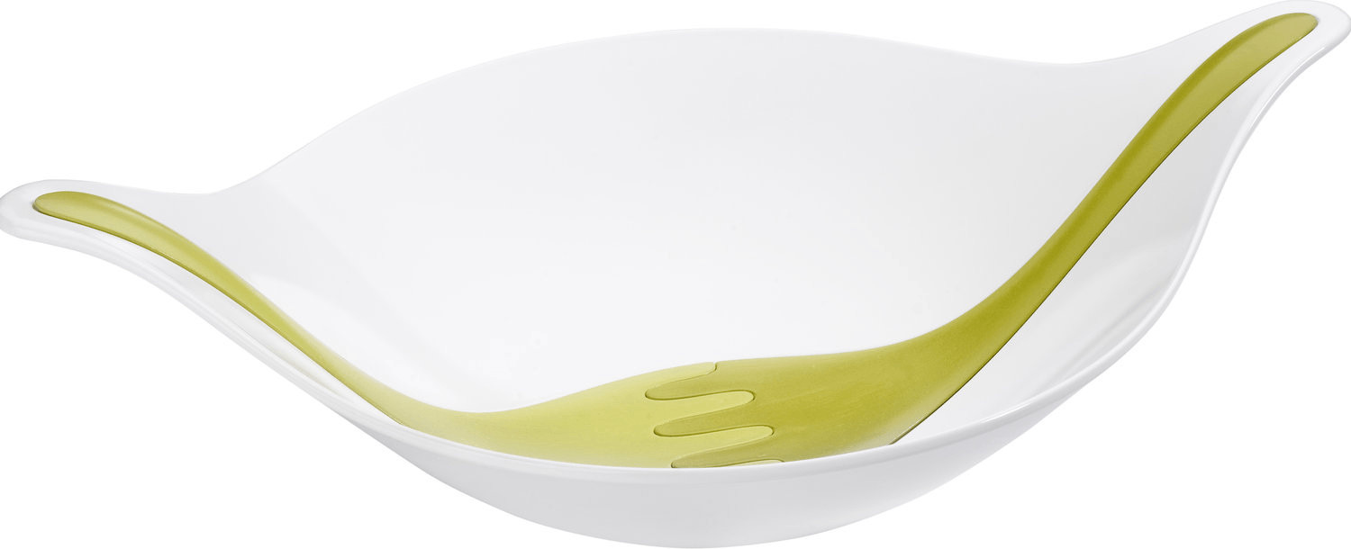 Koziol Leaf Salad Bowl with Servers