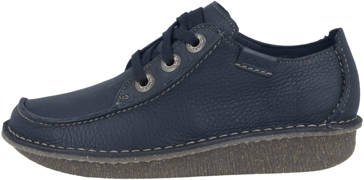 clarks funny dream navy nubuck