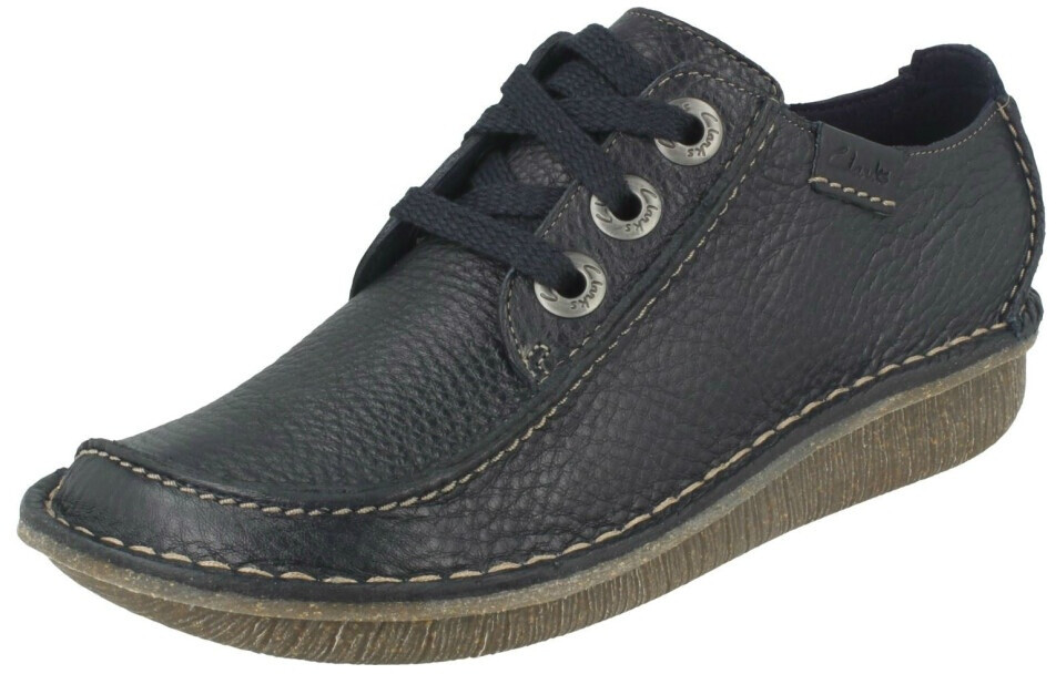 Clarks funny dream navy leather deals