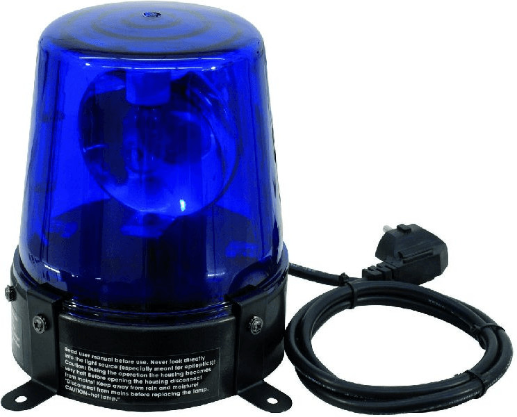 Eurolite Gyrophare DE-1 bleu 230V/15W