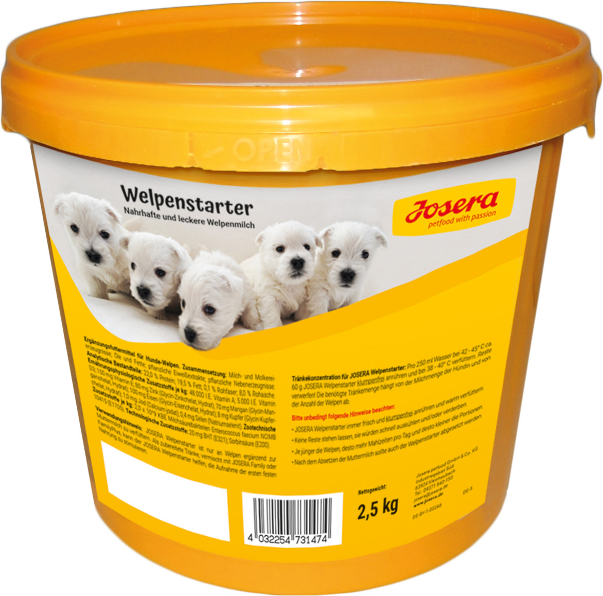 Josera Lait pour chiot