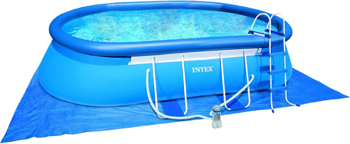 Intex 18ft x 10ft x 42" Oval Framed Pool