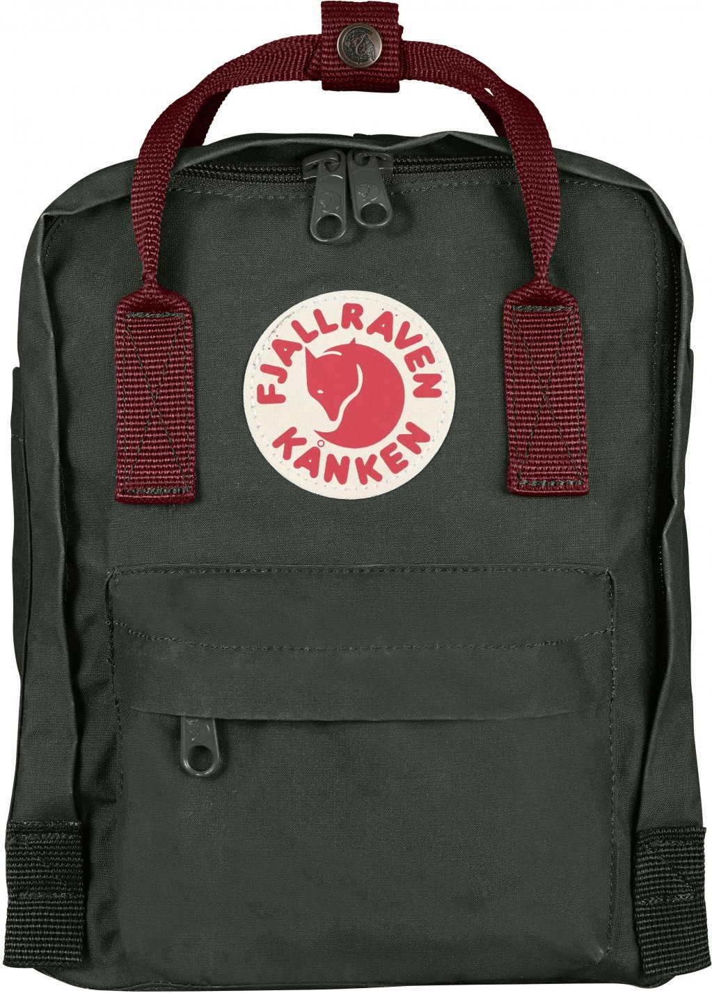 Fjällräven Kånken Mini forest green/ox red