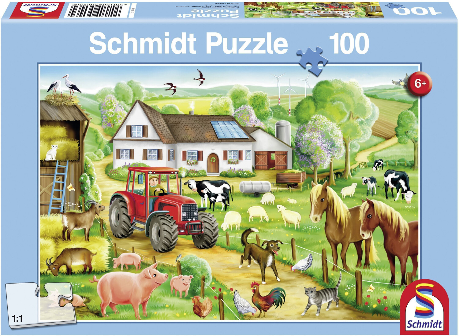 Schmidt Merry Farmyard (100 Pieces)