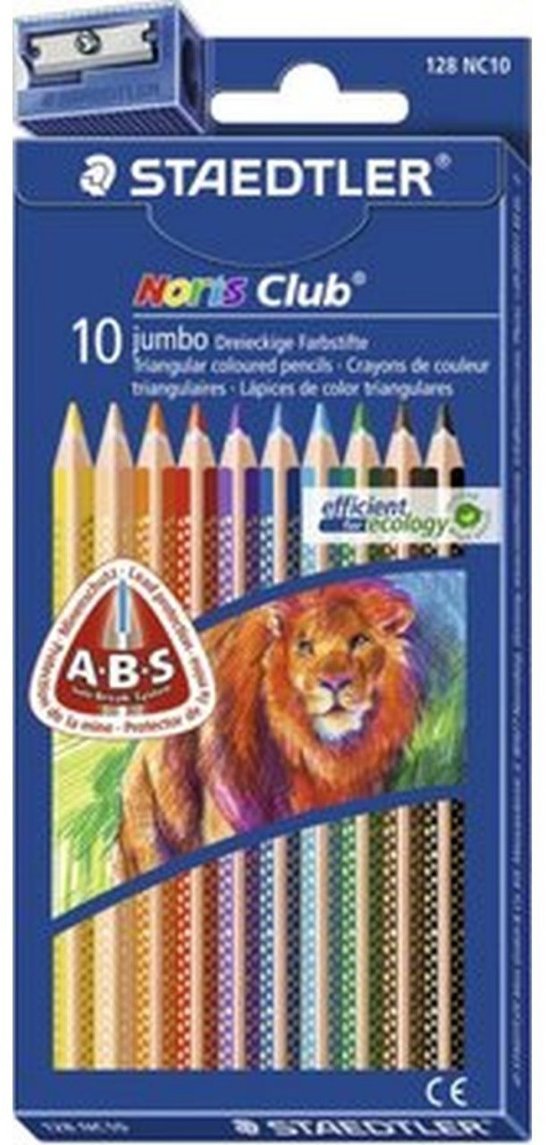 Staedtler Noris Club - Triplus jumbo - Boîte de 10
