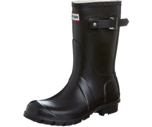 Hunter boots sales short matte black