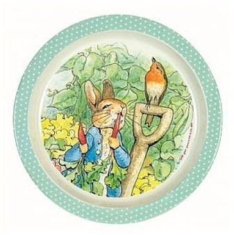 Petit Jour Paris Assiette Pierre Lapin verte 21 cm