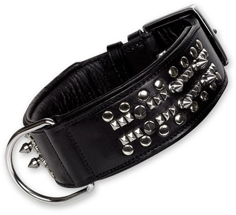 Nobby Delgado leather dog collar (55 cm / 50 mm )