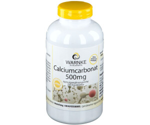 Warnke Gesundheit Calciumcarbonat 500 Kautabletten 500 Stk Ab 19 65 Preisvergleich Bei Idealo De