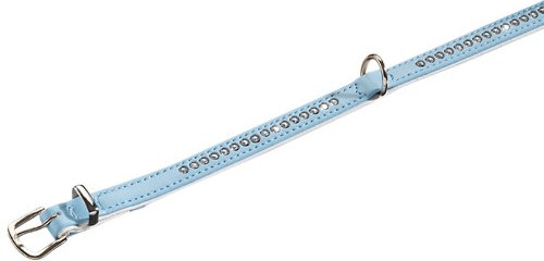 Nobby Collier pour chien Crystal (32 cm / 12/14 mm) bleu